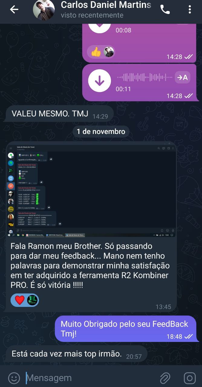 Feedback real de cliente R2 Traders